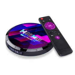 QUNSHI TECH H96 Max x4 Amlogic S905X4 Android10.0 Dual WIFI 2gb/4gb ram 16gb/32gb/64gb ROM RGB Light Android 10.0 TV Box H96max