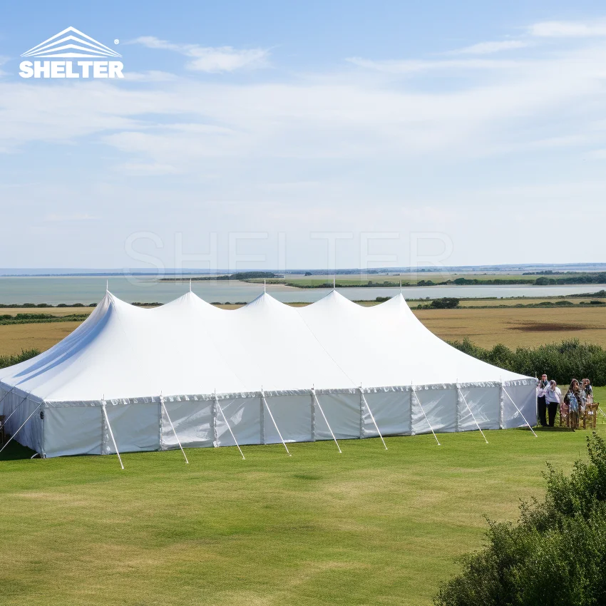 Canopy Marquee Tent For Events Sale Party Wedding 500 People Outdoor Event High Peak Pole Tent Tents For Party 40x20