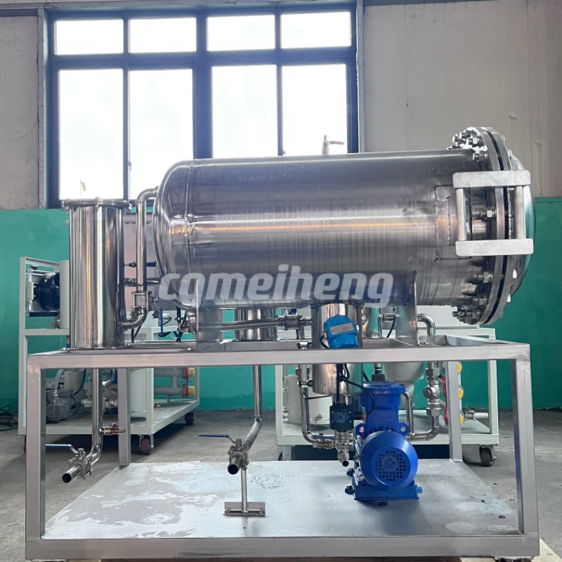 Turbine oil coalescence separation oil purifier with turbine oil filtration