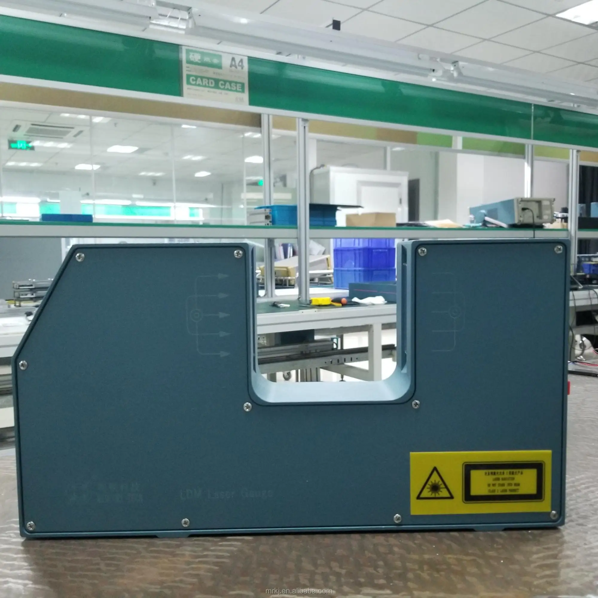 laser gauge wire diameter measurement