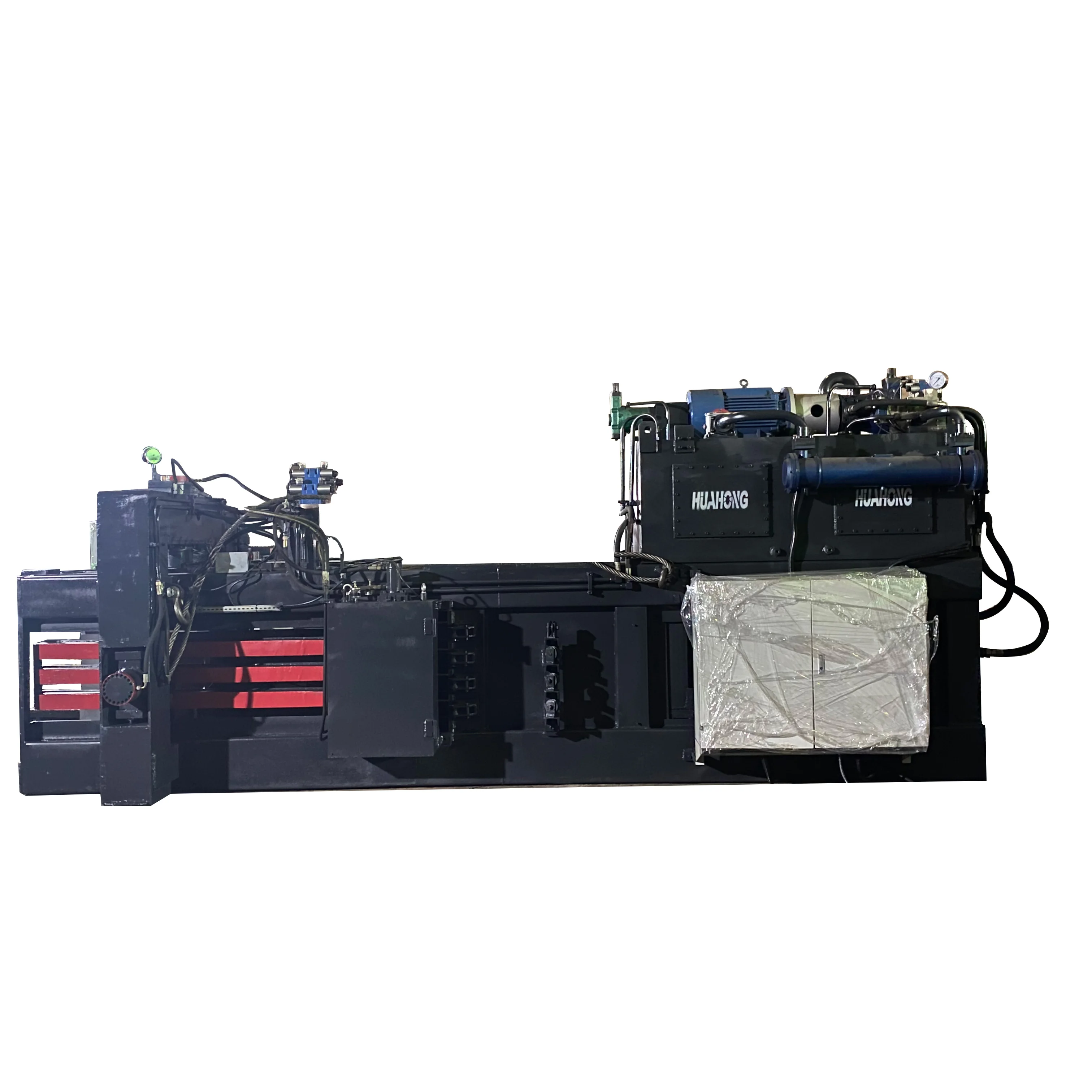 Hua Hong HPA-180 automatic horizontal non-metal baler is safe to operate