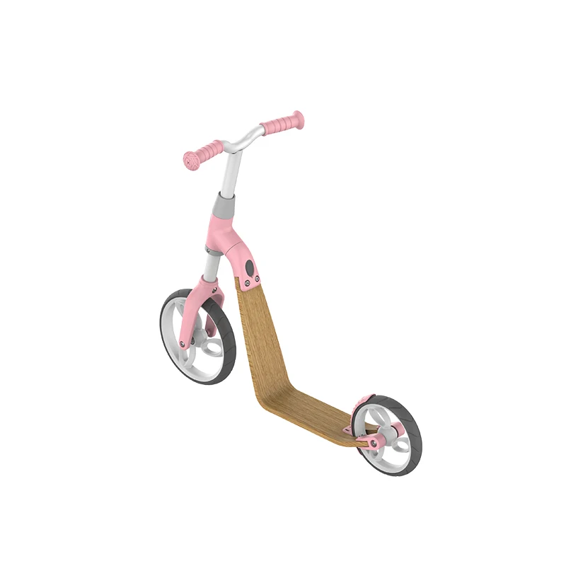 
2020 Multi Functional Kids Wooden Scooter 3 in 1 Children Scooter 