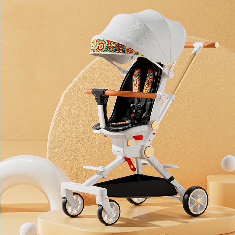 Baby stroller 1-5 years old walking cart Travel Premium Suspension Pu Wheels can sit or lie down aviation aluminum alloy/