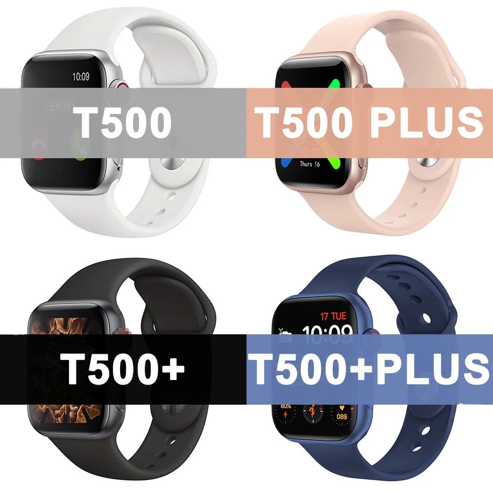 T500 T500 Plus T500 Plus+ W26 D20 M5 116plus Manufacturer Factory Smart Watche Rate Blood Pressure Waterproof Smart Bracelet