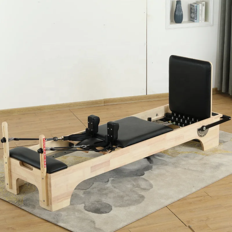 Cadillac Pilates Wholesale Align Reformer Pilates Machine Industrial Oak Wood Pilates Cadillac Reformer