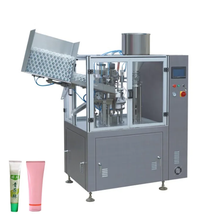 automatic plastic tube filling and sealing machine for toothpaste and hand cream
