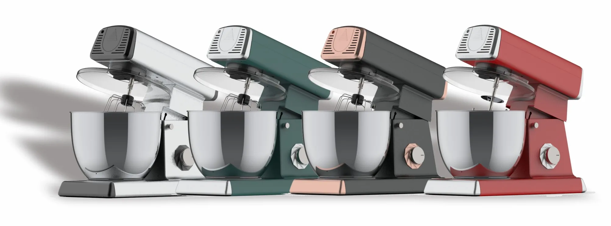 european 4 in 1 speed adjustable electric dough stand mixer with bowl 1500w 6l multifunctional stand food mixers