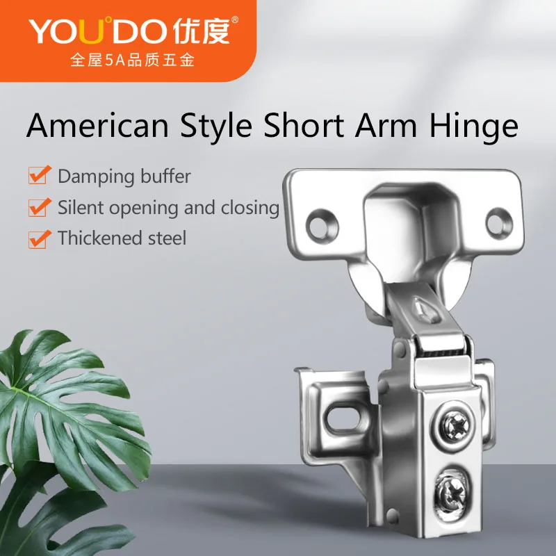 YOUDU Factory Hot Sell Furniture Hardware Accessories Short Arm Hinge Furniture Hinges for Kitchen Cabinets Door