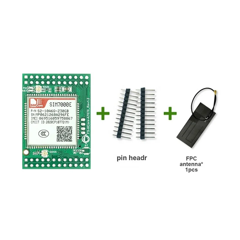 Тестовая плата SIMCOM Full Netcom SIM7000E + FPC Антенна SIM7000 evb макетная основная плата