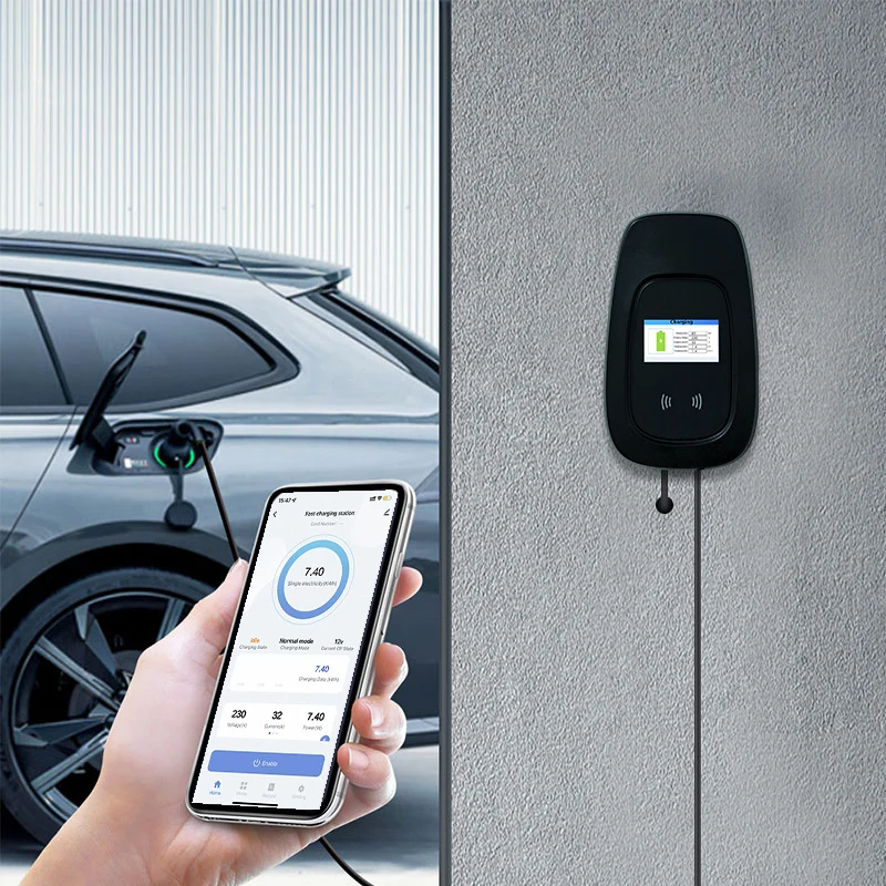 Настенное зарядное устройство для автомобиля, 16 А, 32 А