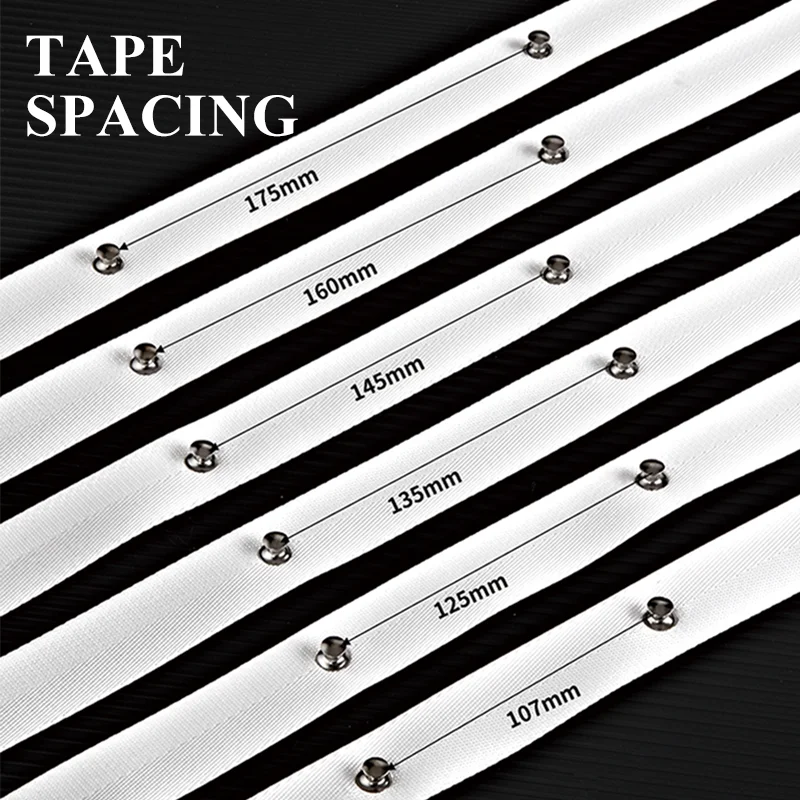 Wholesale 6cm White S Wave Ripple Fold Hook S Fold Curtain Rod Track Rail Tape With Ripple Fold Durable Rail Tape