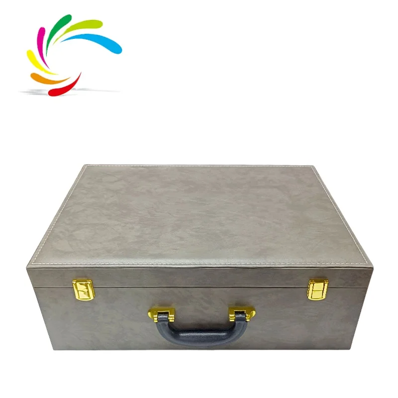 Оптовая продажа Роскошных подарочных коробок для ухода за кожей с металлическим замком и ручкой