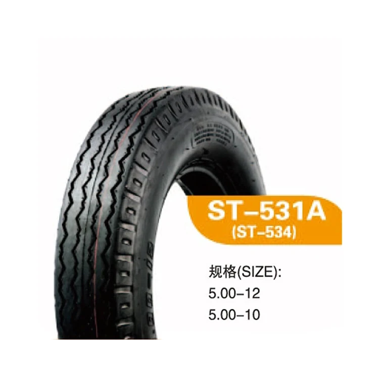 
Professional Factory Made Hot Sale Motorcycle Tyre And Tube 5.00-12-8PR 