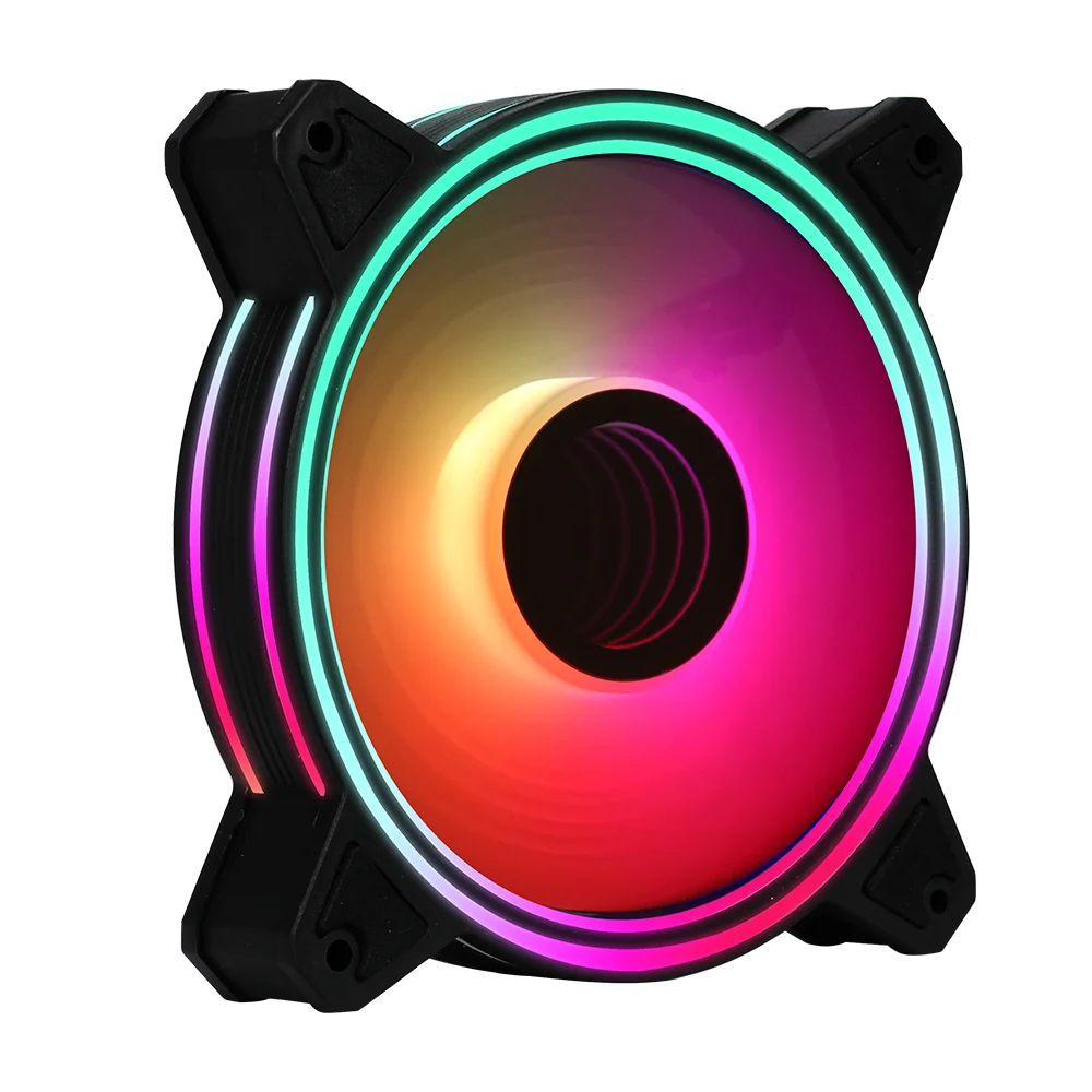 Вентилятор для процессора SAMA, 120 мм, RGB, 12 В, 4Pin, PWM, 5 В, 3Pin, ARGB, 120 мм, ODM