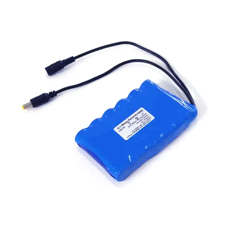 18650 2P3S 12 volt 49Wh lithium rechargeable 11.1v 4400mah battery for solar lamp security light sensor