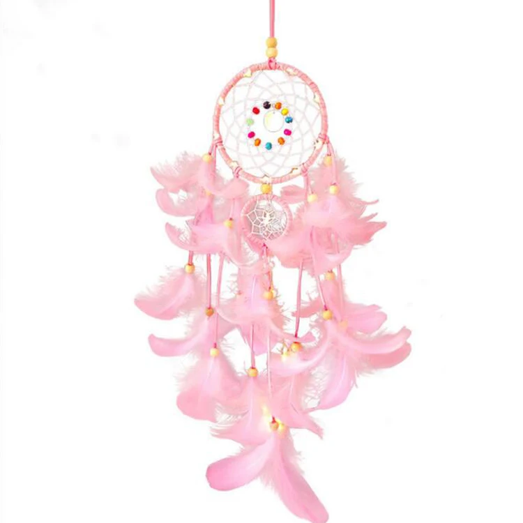 Led Dream Catcher Colorful DIY For Dream Catchers Living Room Wedding Party Mobile Wall Hanging Decor Birthday Festival Gift