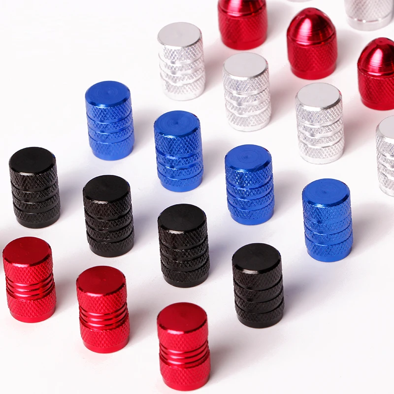 Custom Indicator Dust Colorful Metal/Brass/Plastic Stem Aluminum Car Tire Valve Caps
