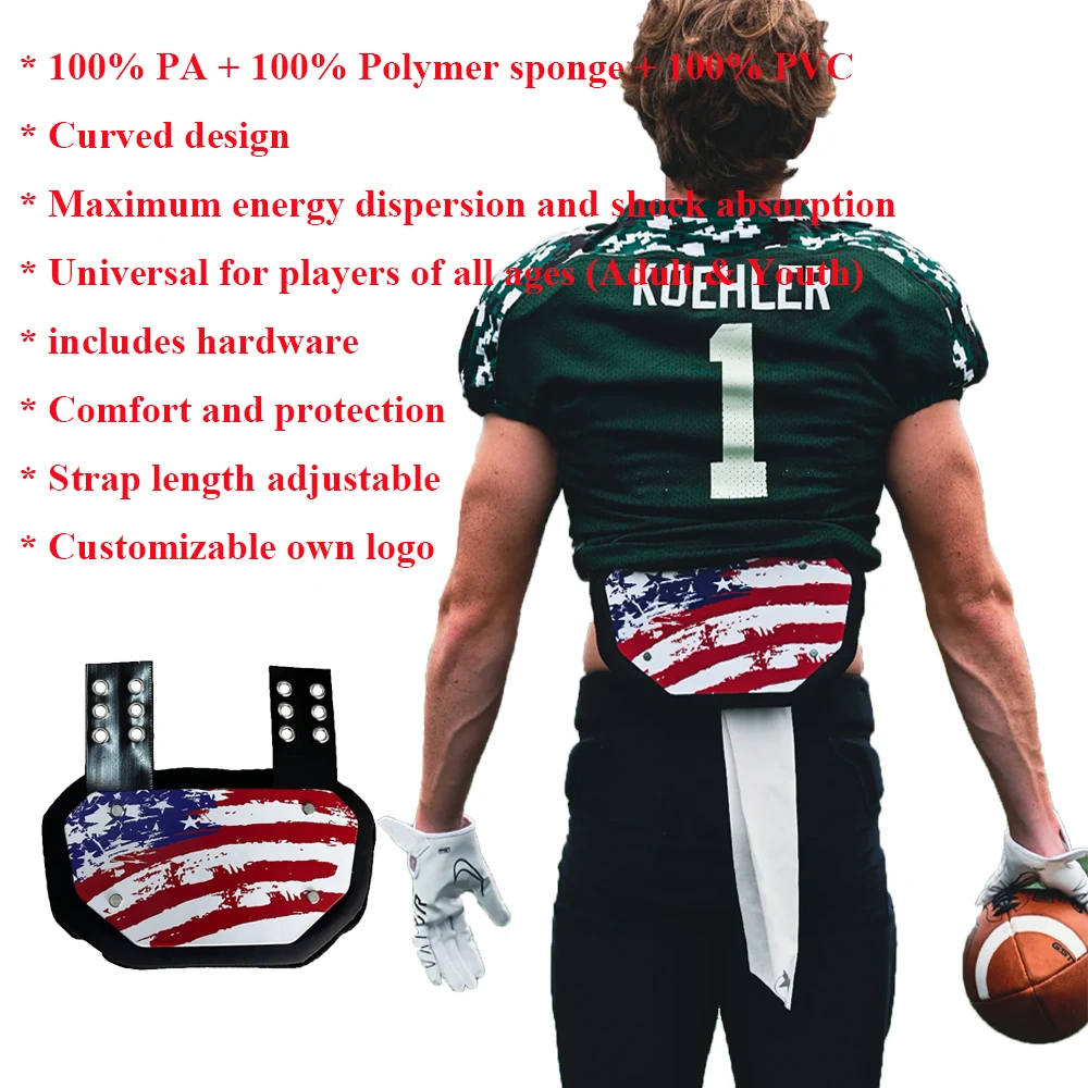 Спортивная Задняя накладка для взрослых нового дизайна, задняя защита, нижняя Задняя накладка для футбольных игроков, Спортивная Задняя накладка