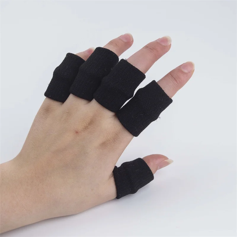 Wholesale Fitness Basketball Finger Guard Finger Protector Sleeve Hand Support Training Gym Weight Lifting bandage