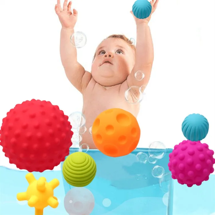 Logo Early Learning Baby Gift Toys Intelligence Grasping Gums Soft Teether Plastic Hand Bell plastic Toys Baby Educational Toys