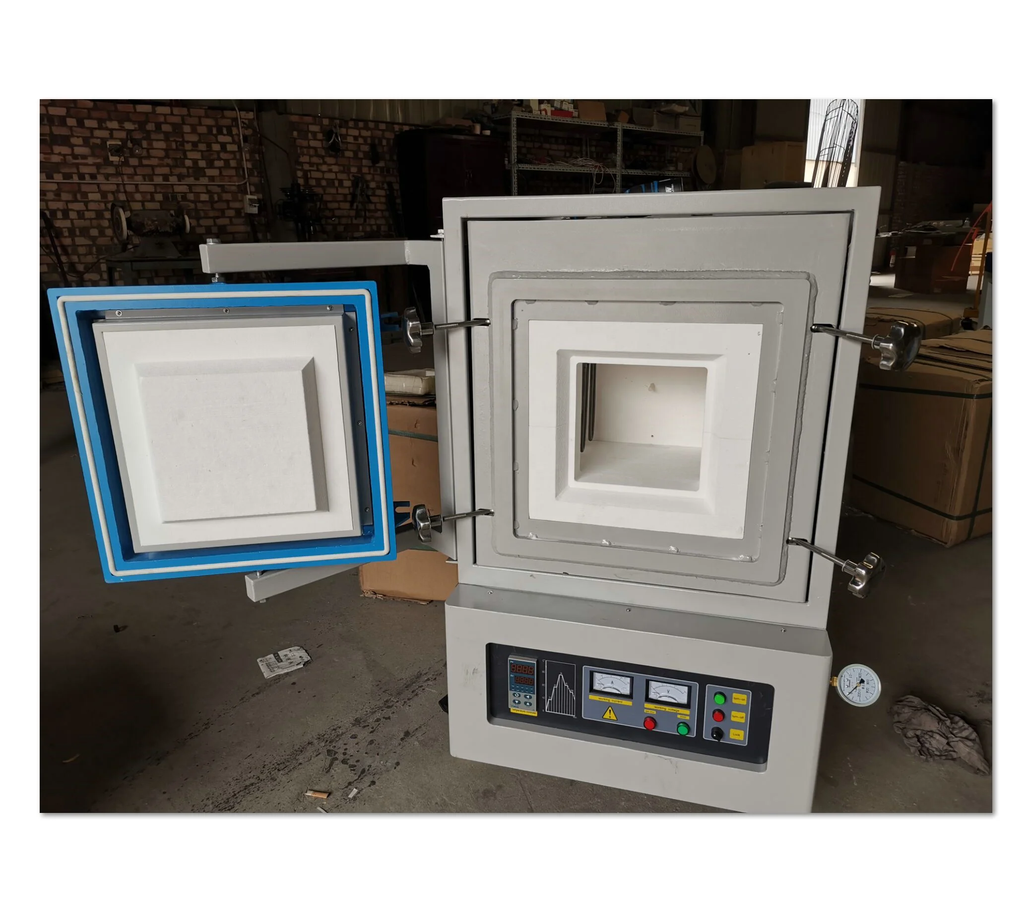 12L PLC touch screen controller Controlled atmosphere electric resistance chamber muffle furnace 1400C YFA-1400