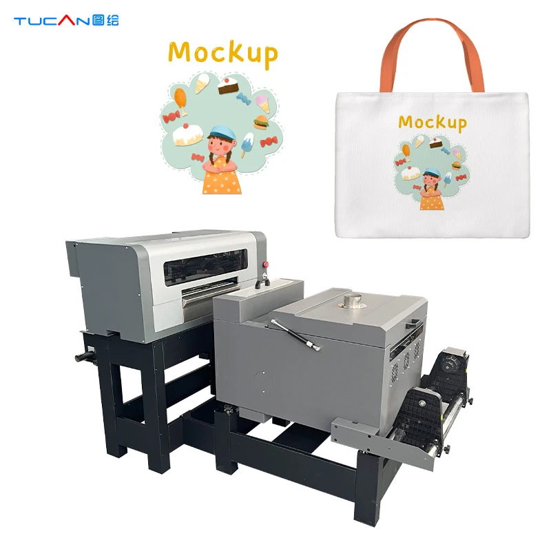 40cm A2 high speed dtf printer XP600 I1600 3200 A1 print head pet film  dtf T shirt printer canvas bag printing machine