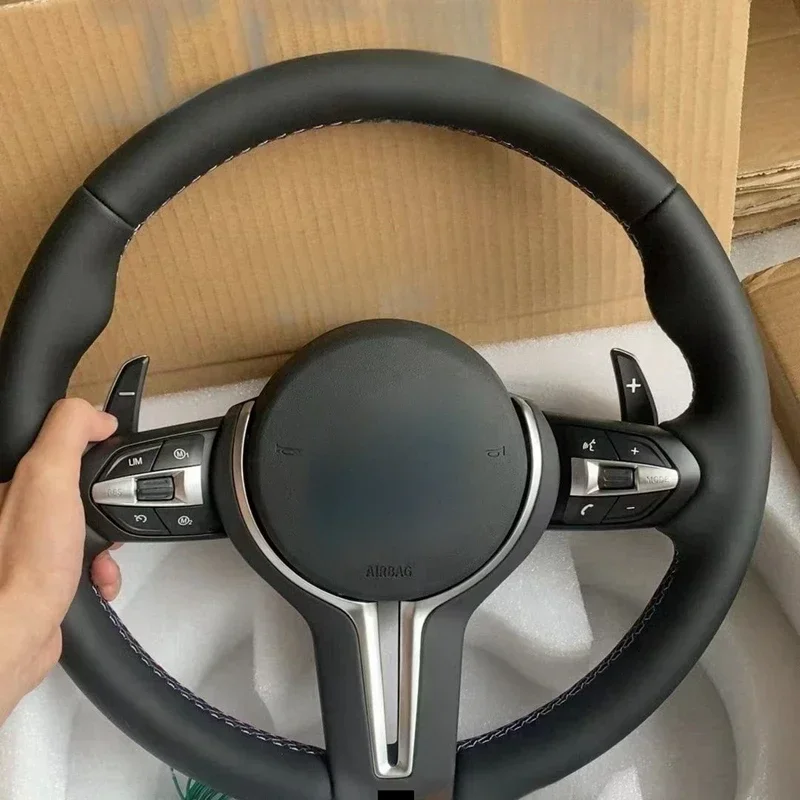 Car Steering Wheel With Paddle Shifter For BMW M Sport F-Chassis F80 F82 F87 F12 F13 F86 F33 M2 M3 M4 M5 M6 F85 X5 X6 F30