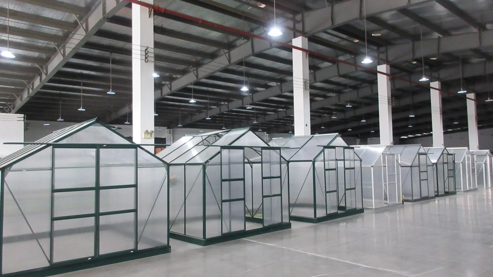 PC sheet frame low cost polycarbonate used commercial greenhouse sale green house agricultural  single-span greenhouses