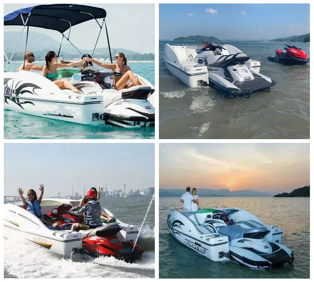 HUA YU 1800CC Hot sale --Entry Level SANJ Combined Boat for Quad ski 6 passenger inboard watercraft