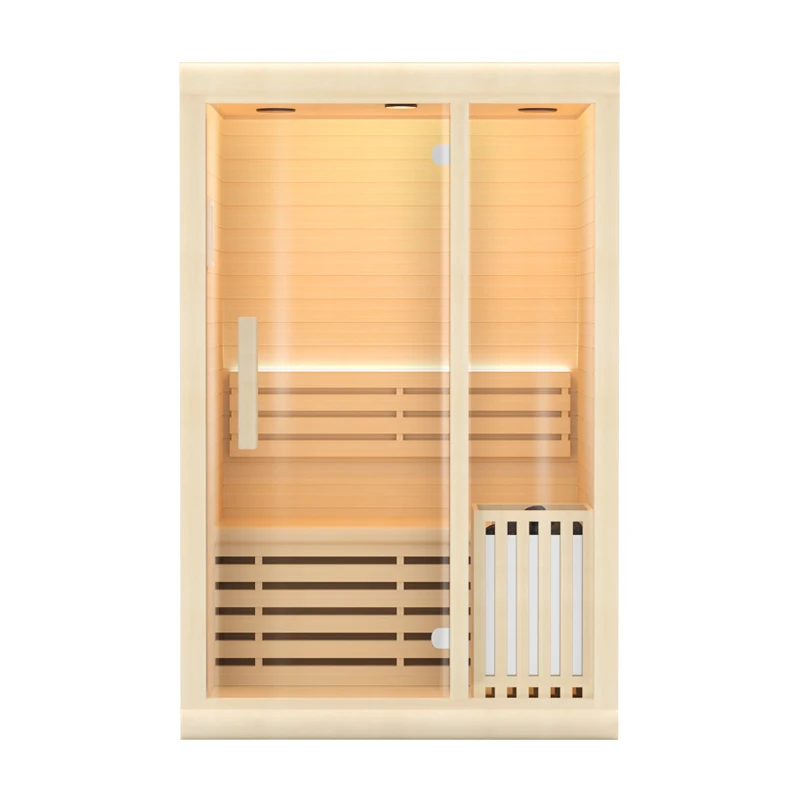 Home Sauna Steam Sauna Room Indoor Sauna Cabin Made of Hemlock Wood