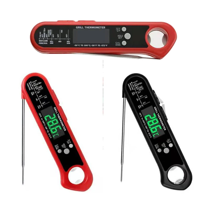 Мгновенный термометр для барбекю кухонный цифровой измеритель температуры приготовления пищи с щупом мяса 2021