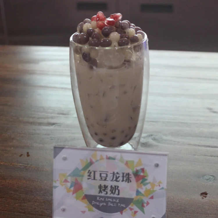 Красная фасоль шарик драже popping boba для молочного чая