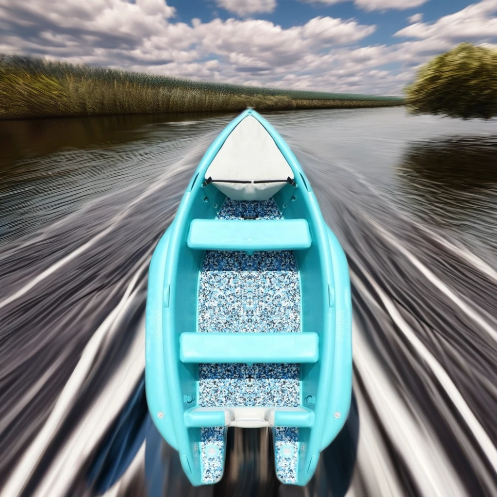 Multifunctional PVC Inflatable Rowing Boats for Fishing Drifting Lake River Outings Aluminum Motor Motor Boat