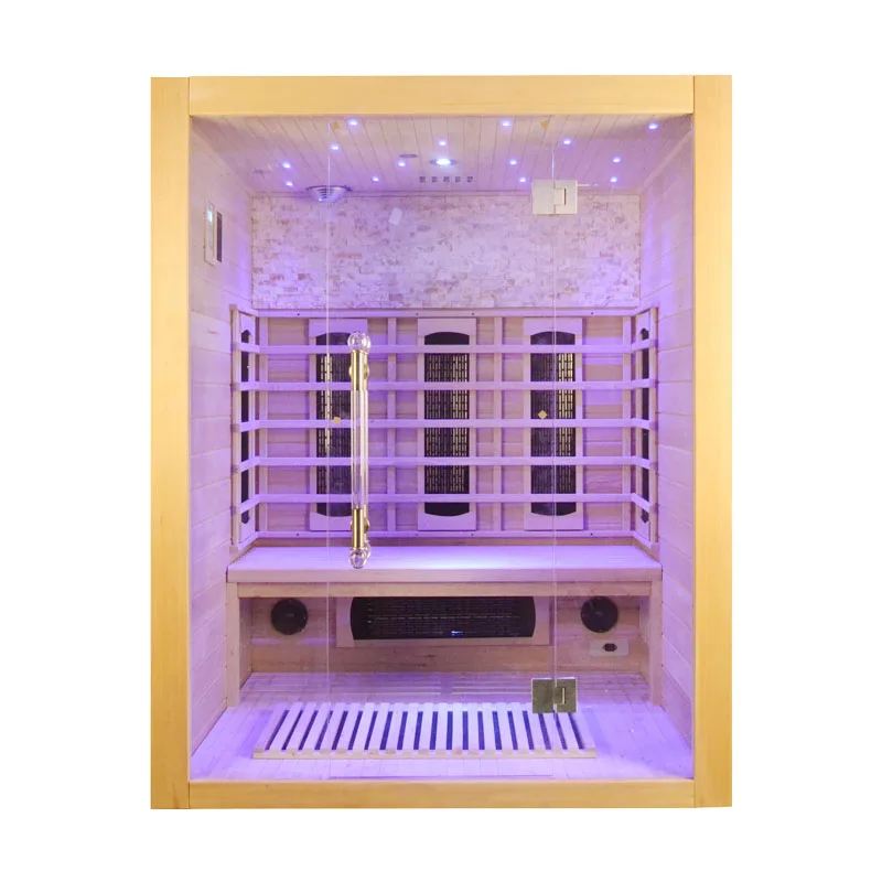 Manufacture wholesale far infrared sauna rooms indoor hemlock sauna
