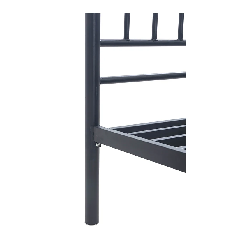 
Good product metal double furniture bedroom iron frame low bed iron 