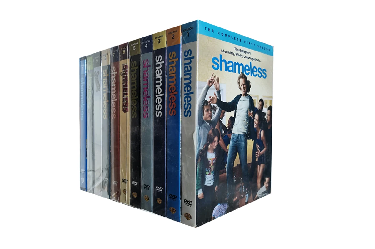 Бесстыдный сезон 1-11Boxset DVD 34 диски оптовая продажа с фабрики фильмы сериалы мультфильмы регион 1/регион 2 бесплатная доставка