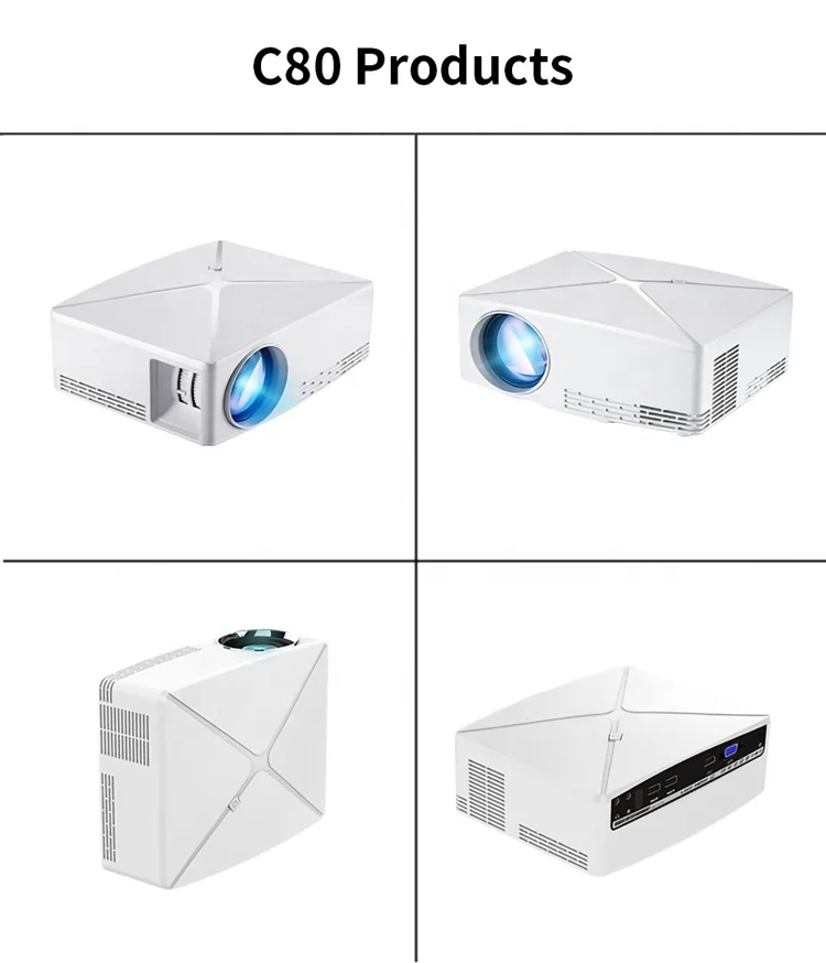 portable entertainment cinema video projector mobile Micro Short Throw Led Mini Projector 4k