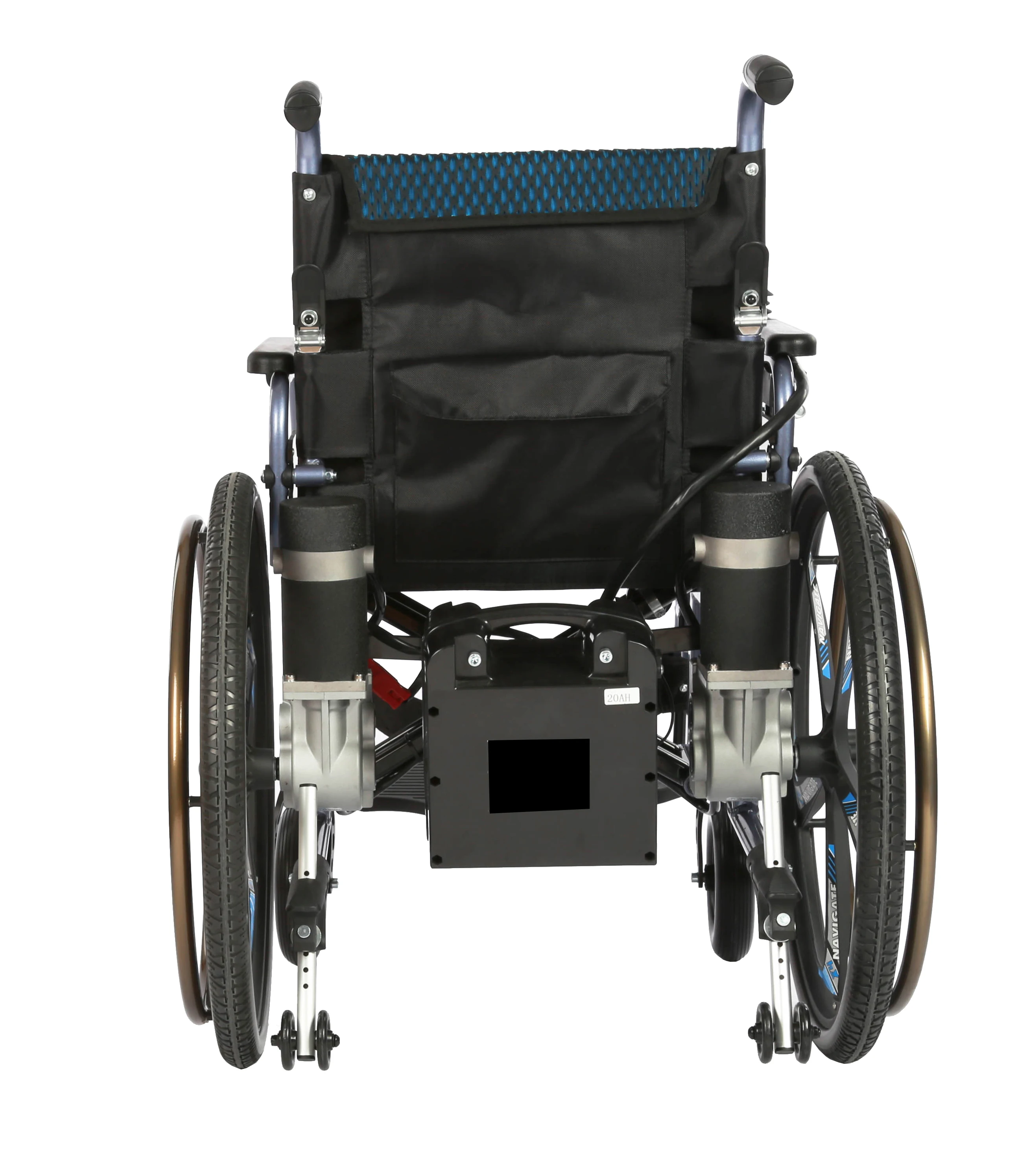 Складная портативная алюминиевая электрическая инвалидная коляска с электроприводом для инвалидов от производителя