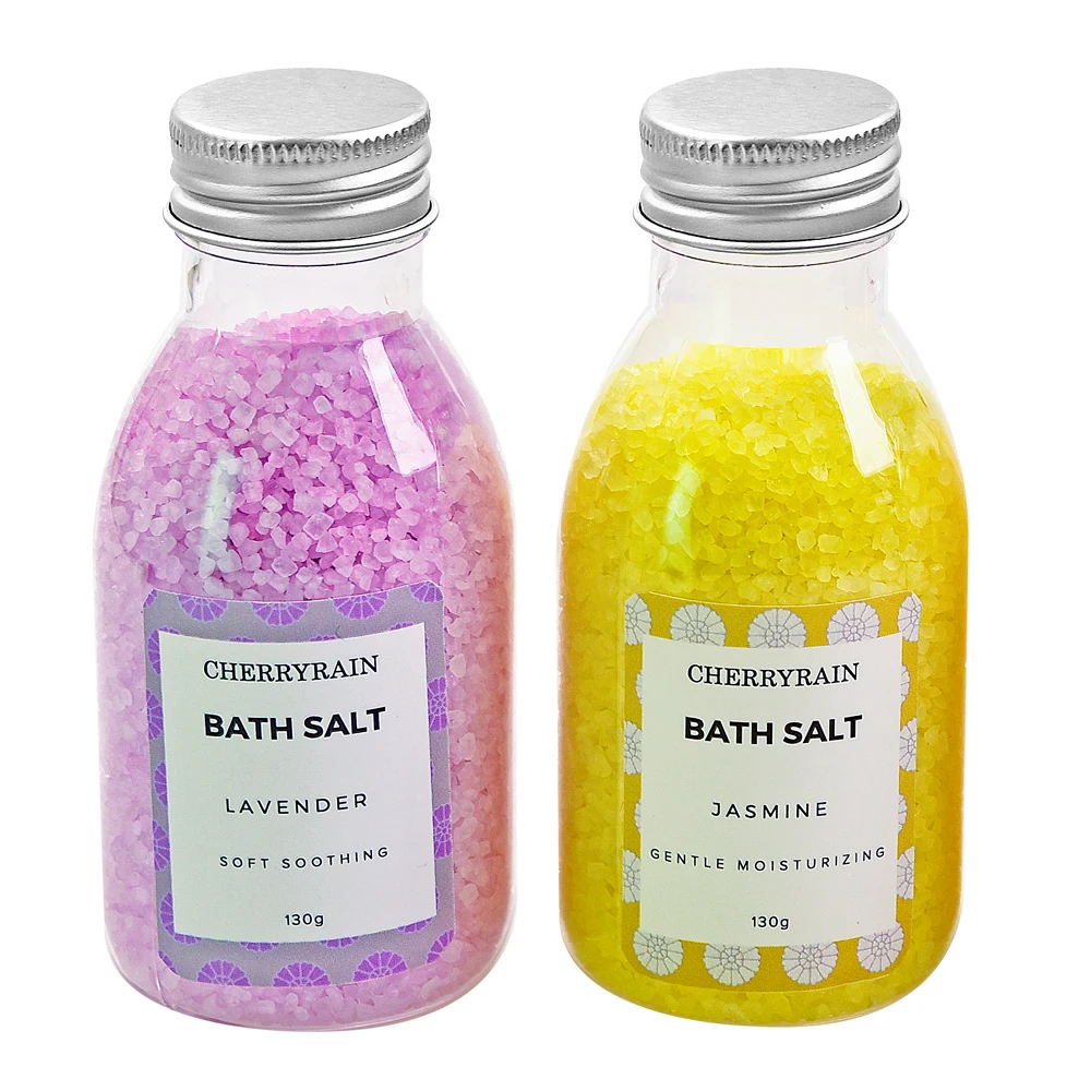 Private custom Packaging Bath Salt Soaking Organic Salt For Skin Care Bath Salt