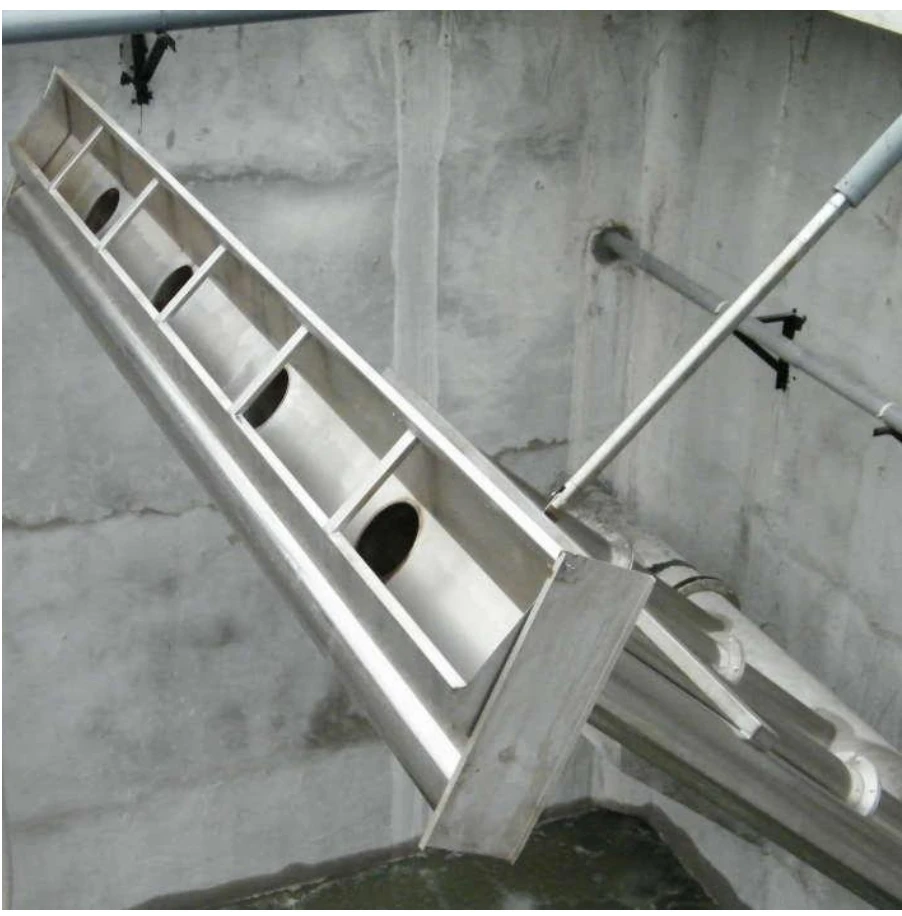 factory price high quality industrial sbr pond rotary floating decanter separators for municipal wastewater treatment plant