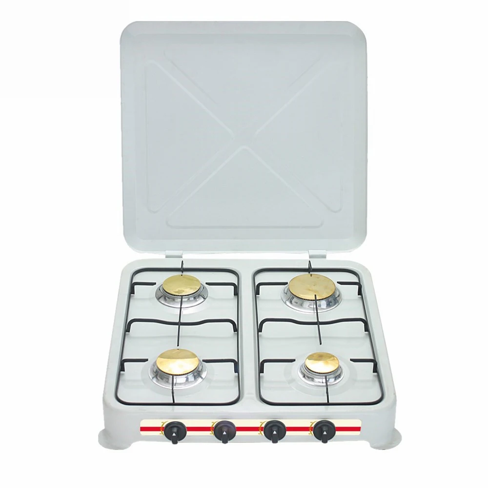 European style outdoor used 4 burners portable stove cooktop gas range for comping table cooking range
