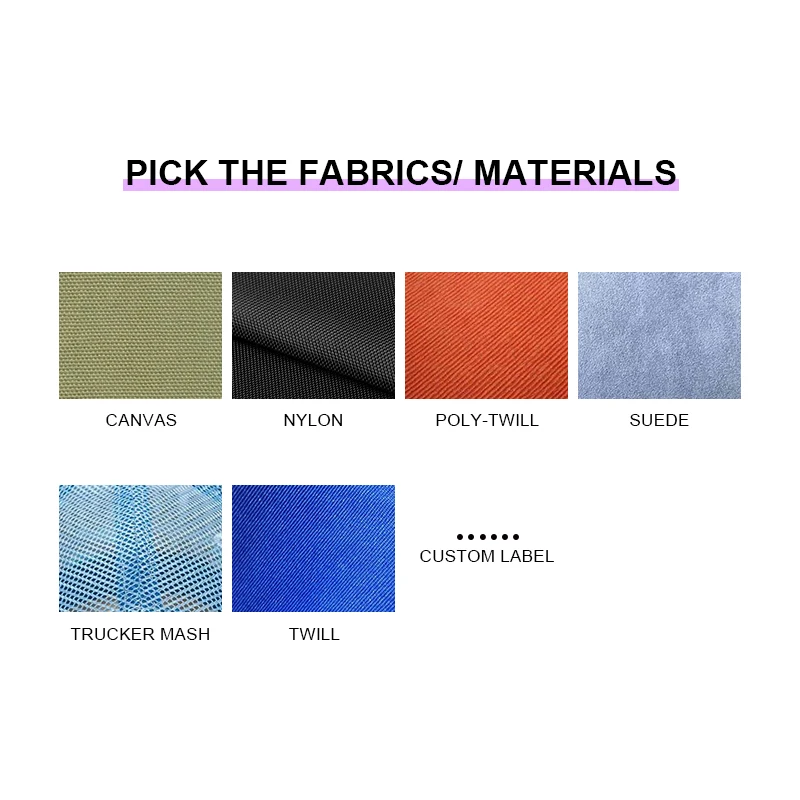 Custom embroidery logo polyester snapback sports caps with logo 6 panel plain two tone baseball trucker hat gorras de beisbol