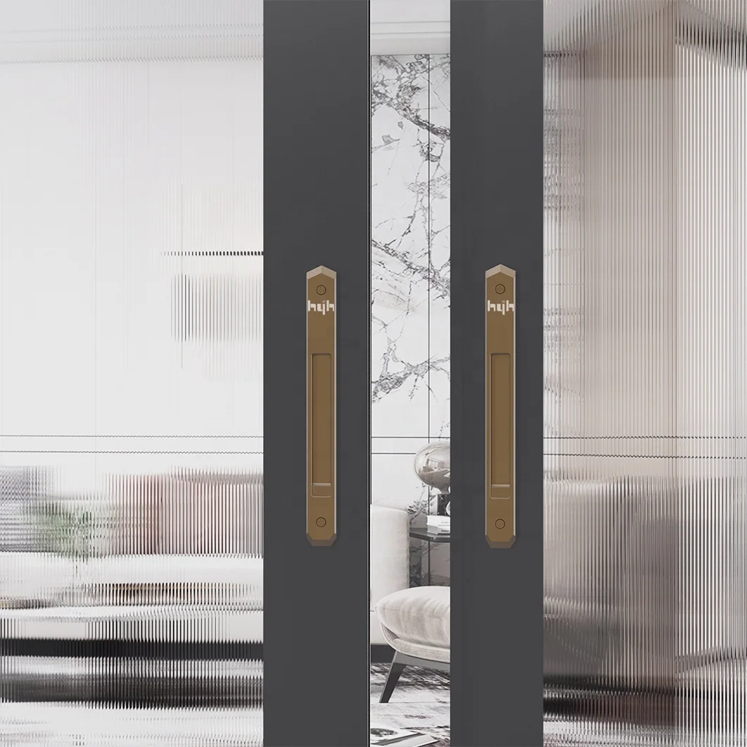 Guangdong-hyh hardware Good Price Sliding Door Dummy Pull Handle Lock For Home Hotel And Office