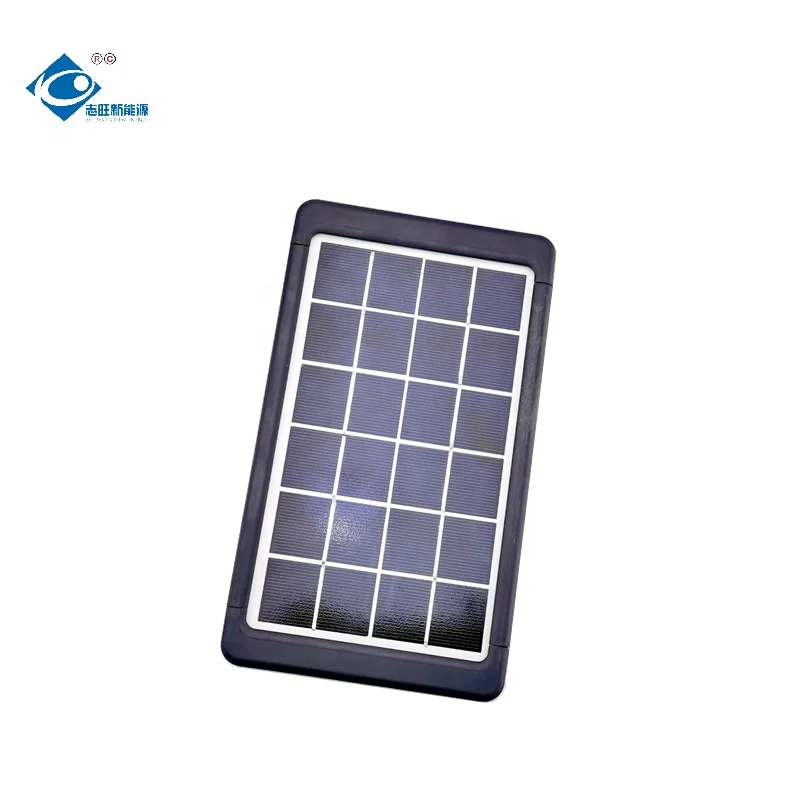 3W 0.51A Portable Solar Powered Charger 6V Innovative Products 2021 Glass Laminated Solar Panel