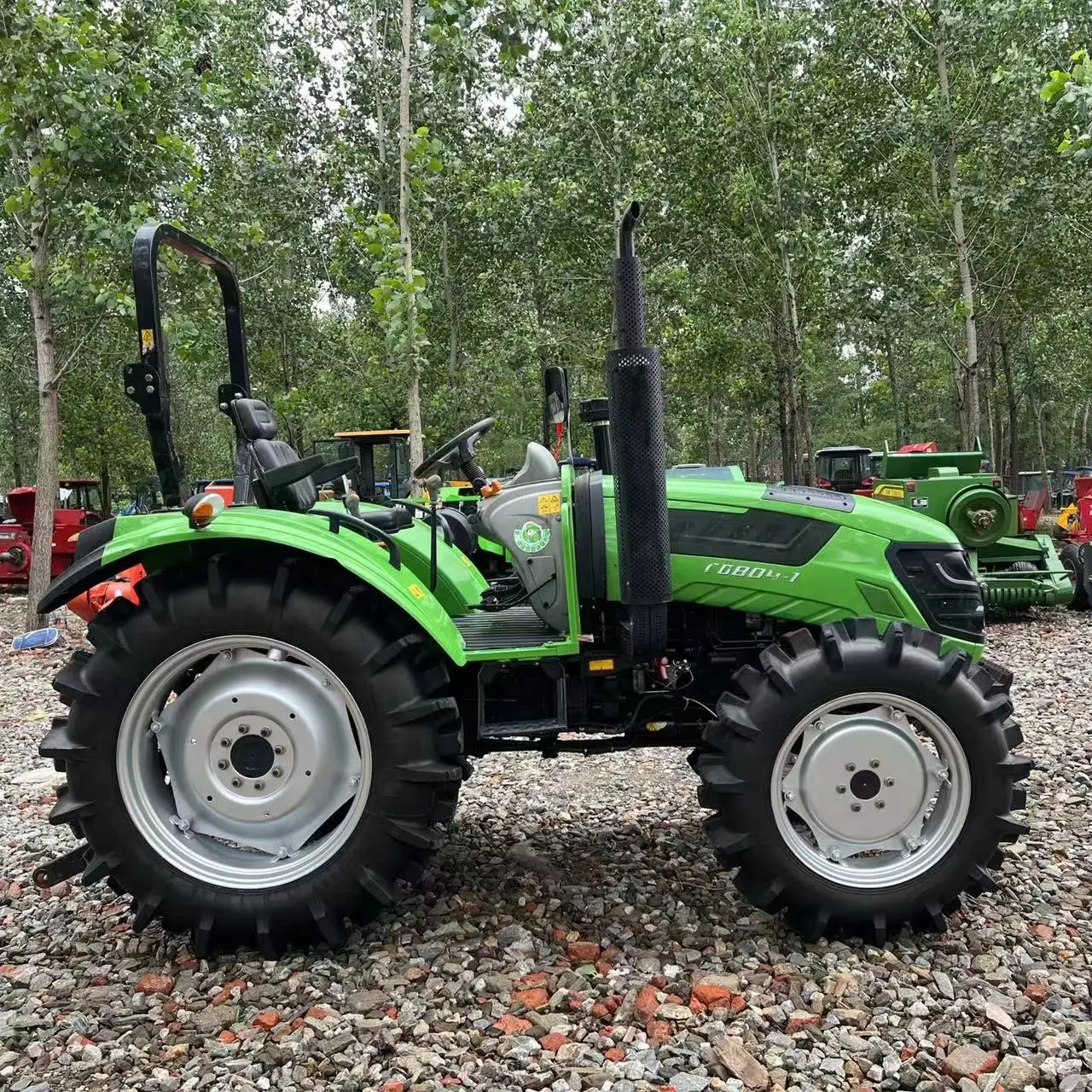 DEUTZ FAHR 80HP 4WD used cheap farm tractors