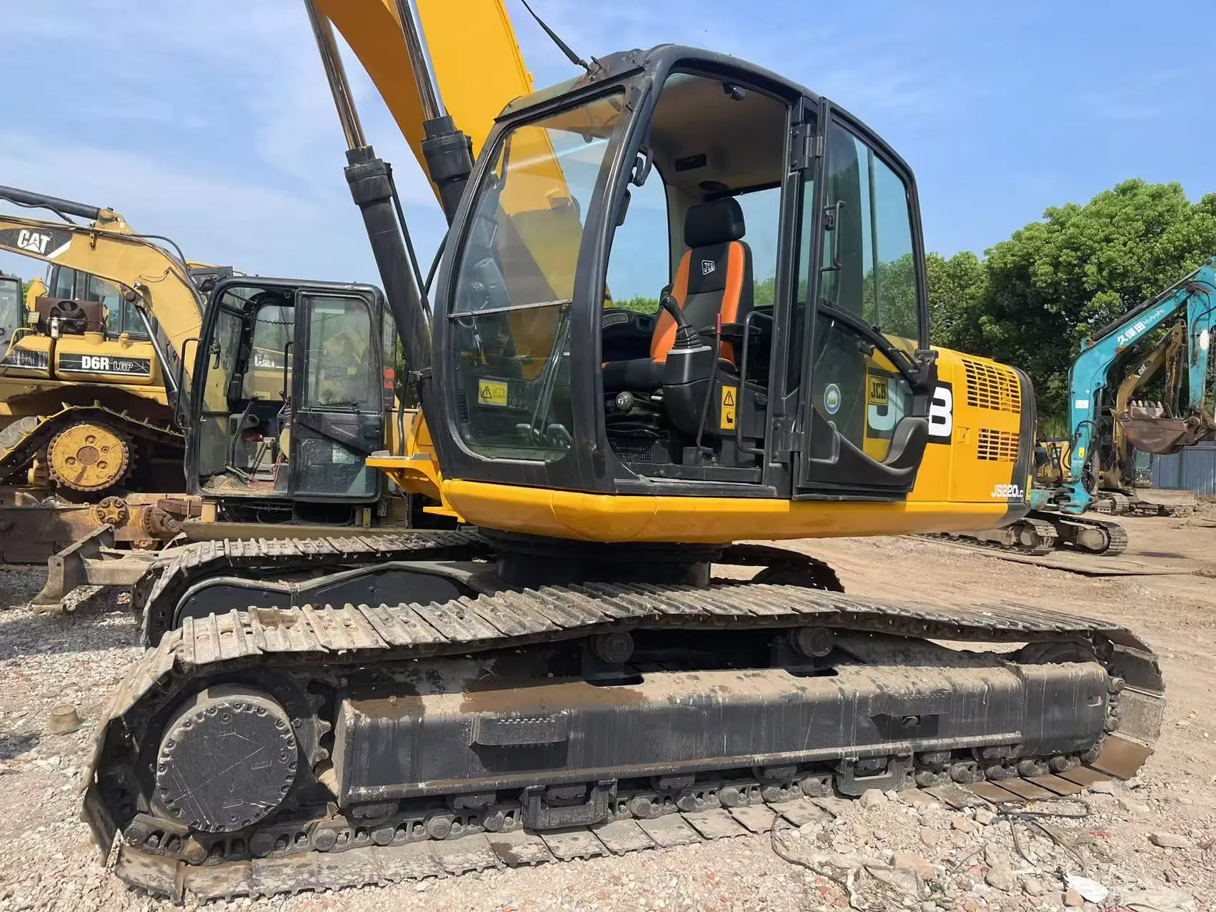 CYQ machinery used JCB JS220LC excavator JCB excavators used digger cheap used excavators