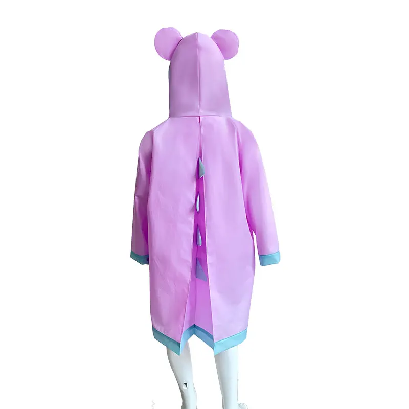 hot selling fashionable cartoon modern environmental protection healthy students EVA custom raincoat children for outdoor