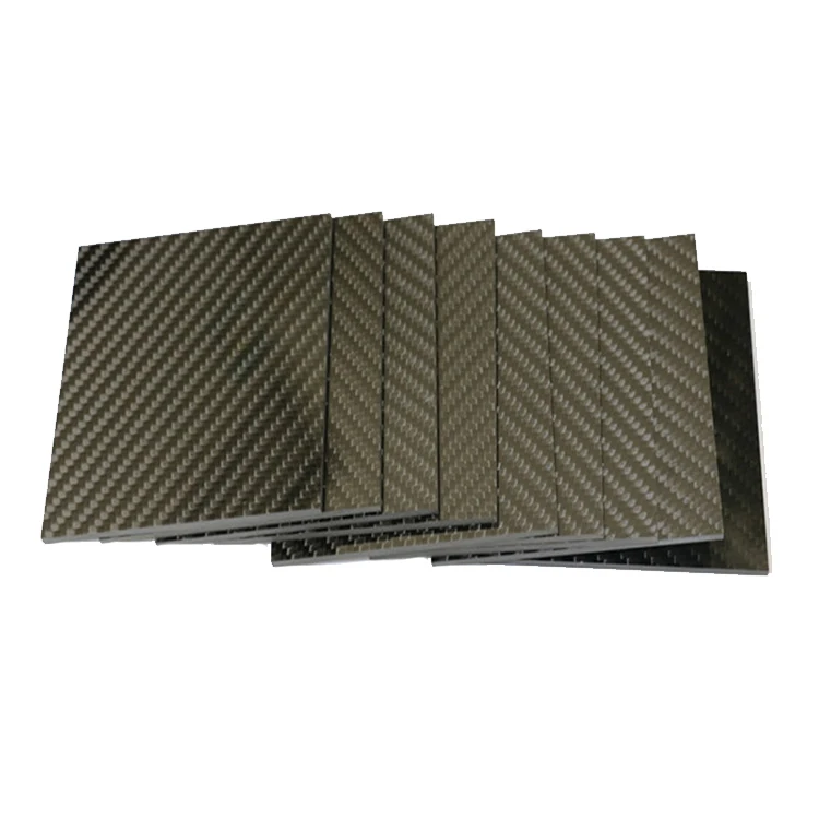 3K Twill Weave Fabric Full Carbon Fiber Sheet CNC Carbon Fiber Composite Plate/Block/Board/Brick