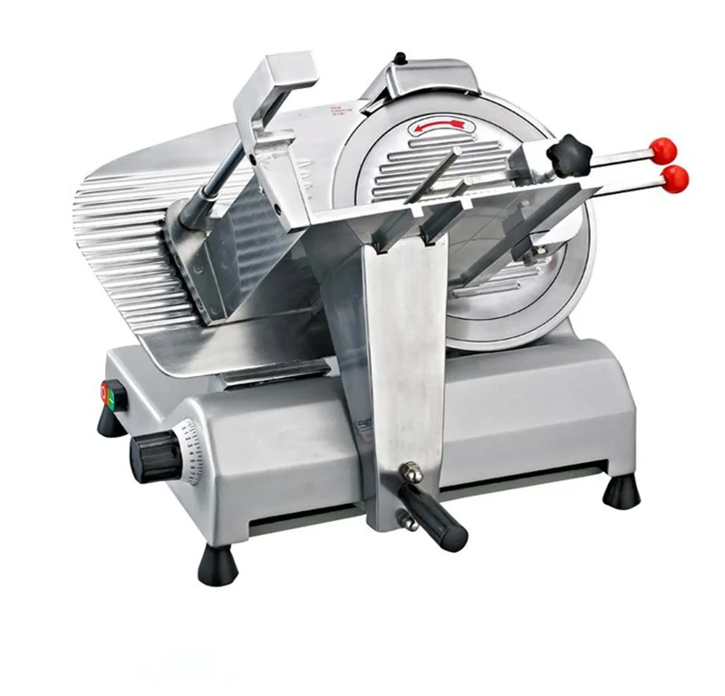 Hot 10 Inch Half Frozen Slicer Lamb Cubing Machine Semi-automatic Frozen Lamb Raw Meat Lunch Meat Slicer