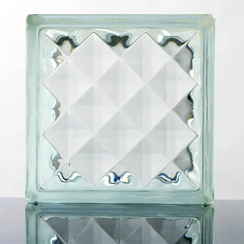 Colored Crystal Glass Bricks Hollow Glass Brick Hollow Glass Block for Wall Decoration Modern Style